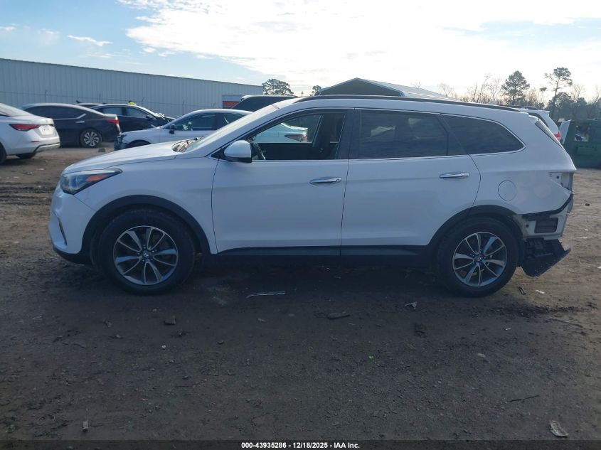 2017 Hyundai Santa Fe Se VIN: KM8SM4HFXHU170556 Lot: 43935286