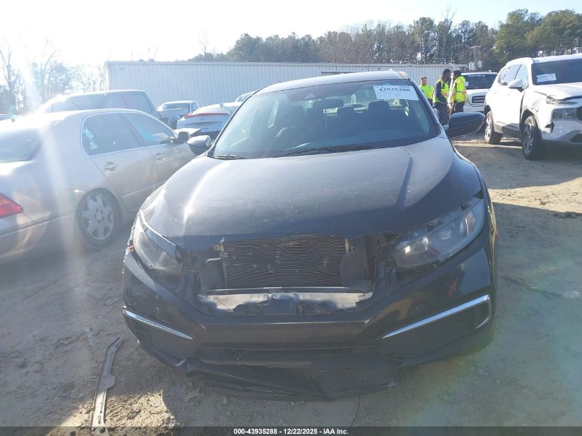 2020 Honda Civic Lx VIN: 19XFC2F69LE020364 Lot: 43935288