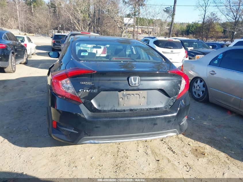 2020 Honda Civic Lx VIN: 19XFC2F69LE020364 Lot: 43935288