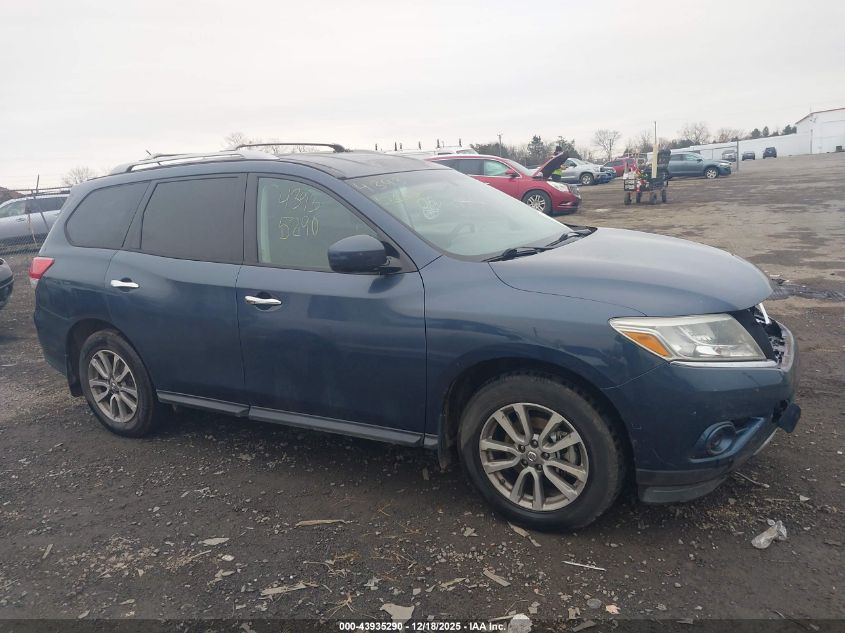 2016 Nissan Pathfinder S VIN: 5N1AR2MM8GC622210 Lot: 43935290