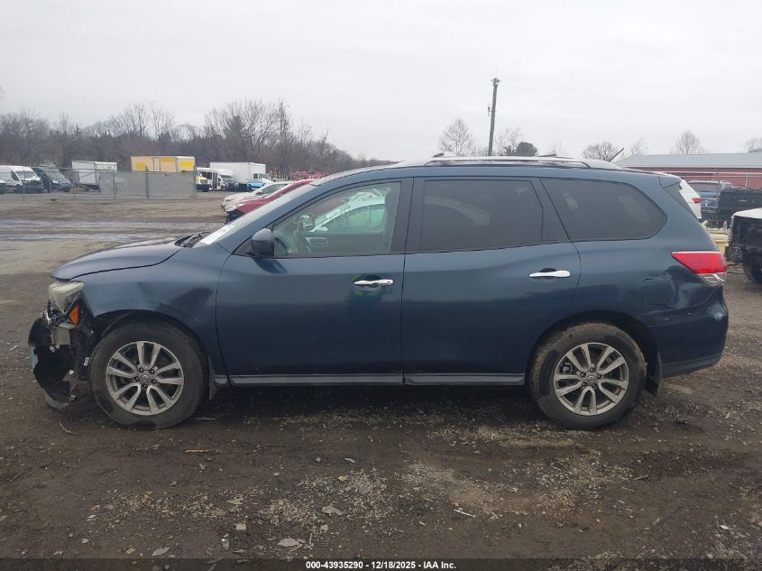 2016 Nissan Pathfinder S VIN: 5N1AR2MM8GC622210 Lot: 43935290