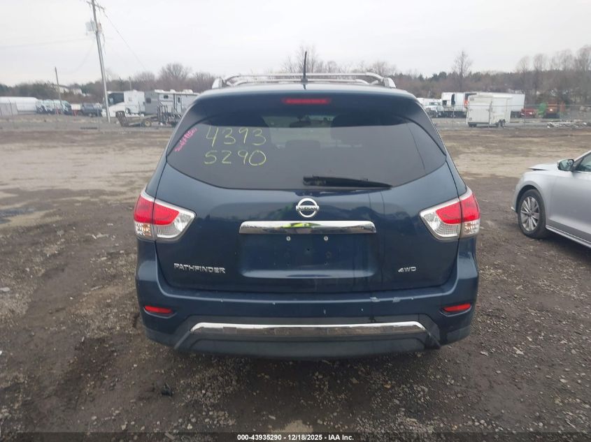 2016 Nissan Pathfinder S VIN: 5N1AR2MM8GC622210 Lot: 43935290