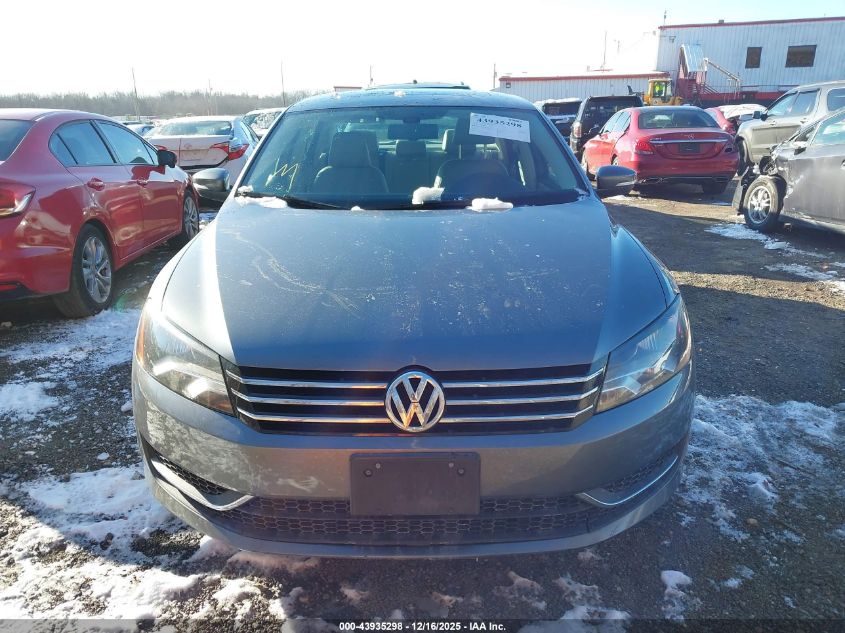 2013 Volkswagen Passat 2.5L Se VIN: 1VWBP7A34DC138647 Lot: 43935298
