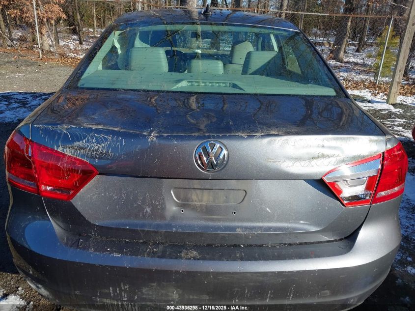 2013 Volkswagen Passat 2.5L Se VIN: 1VWBP7A34DC138647 Lot: 43935298
