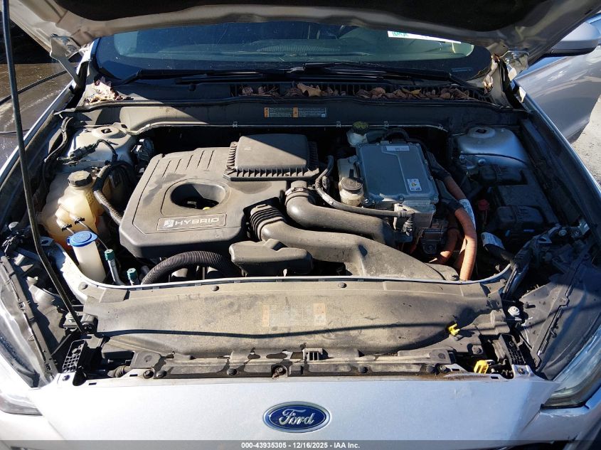 2017 Ford Fusion Hybrid Se VIN: 3FA6P0LU8HR260507 Lot: 43935305