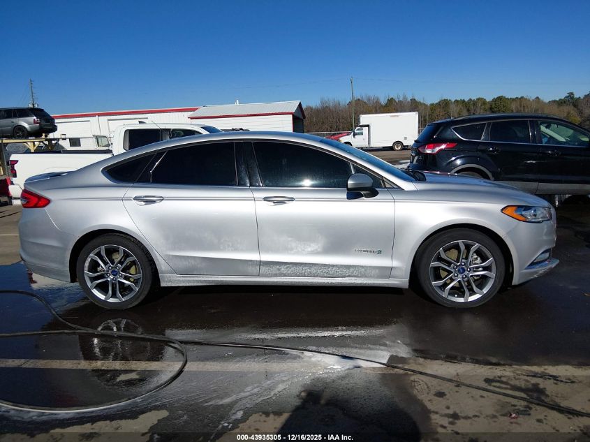 2017 Ford Fusion Hybrid Se VIN: 3FA6P0LU8HR260507 Lot: 43935305