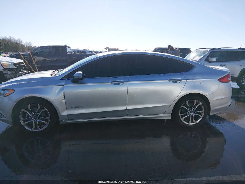 2017 Ford Fusion Hybrid Se VIN: 3FA6P0LU8HR260507 Lot: 43935305