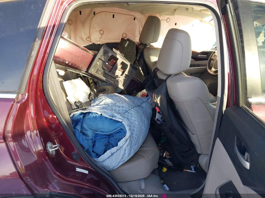 2014 Honda Cr-V Ex-L VIN: 5J6RM4H71EL084558 Lot: 43935313