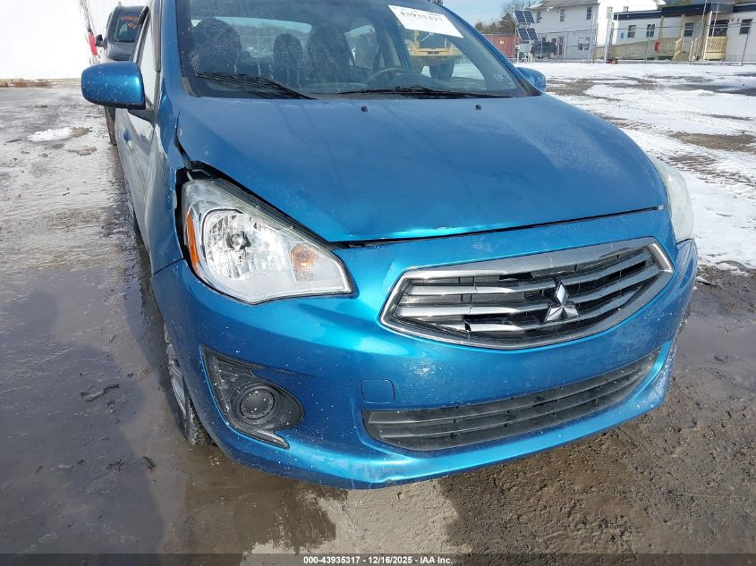 2017 Mitsubishi Mirage G4 Es VIN: ML32F3FJ5HHF14647 Lot: 43935317