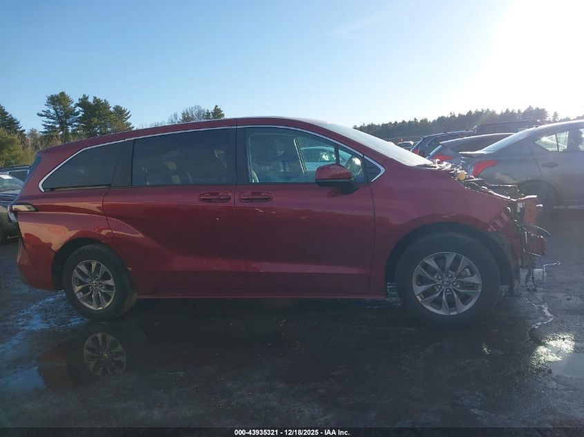 2024 Toyota Sienna Le VIN: 5TDKSKFC1RS117953 Lot: 43935321