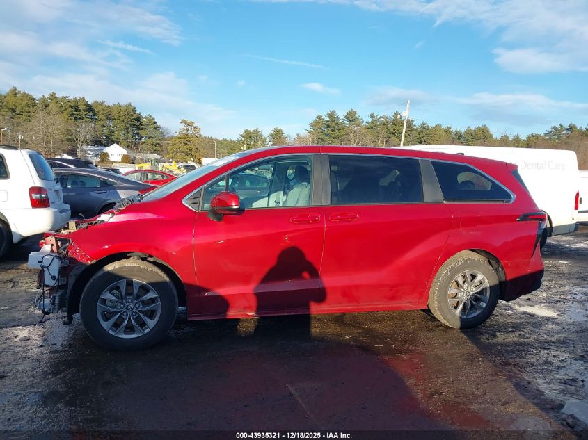 2024 Toyota Sienna Le VIN: 5TDKSKFC1RS117953 Lot: 43935321