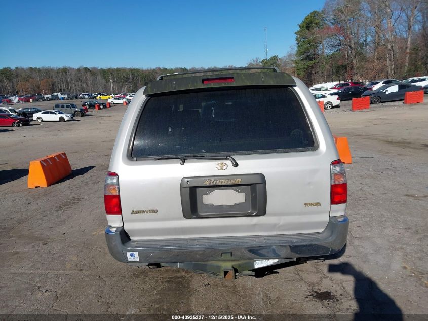 1997 Toyota 4Runner Sr5 V6 Limited VIN: JT3GN87R6V0037827 Lot: 43935327