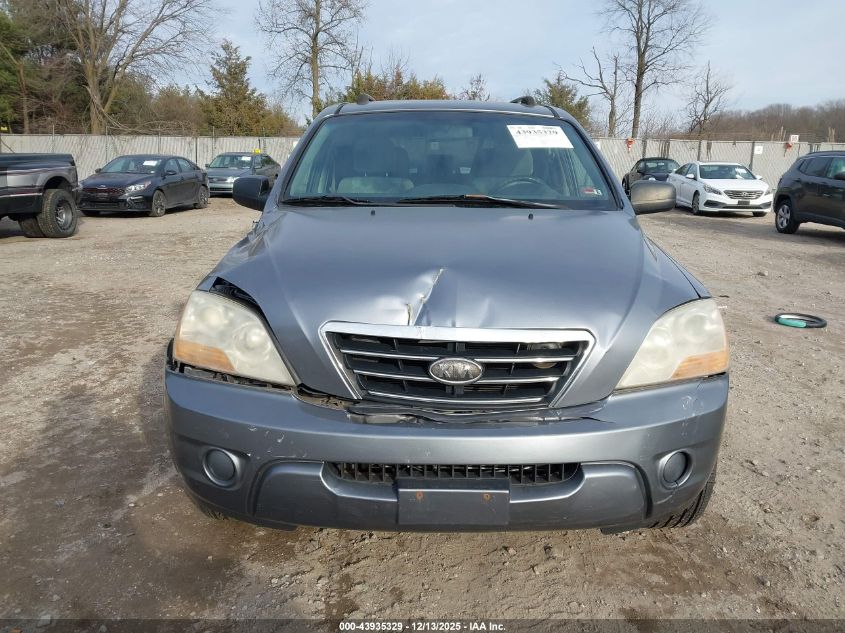 2008 Kia Sorento Lx VIN: KNDJD735385764481 Lot: 43935329