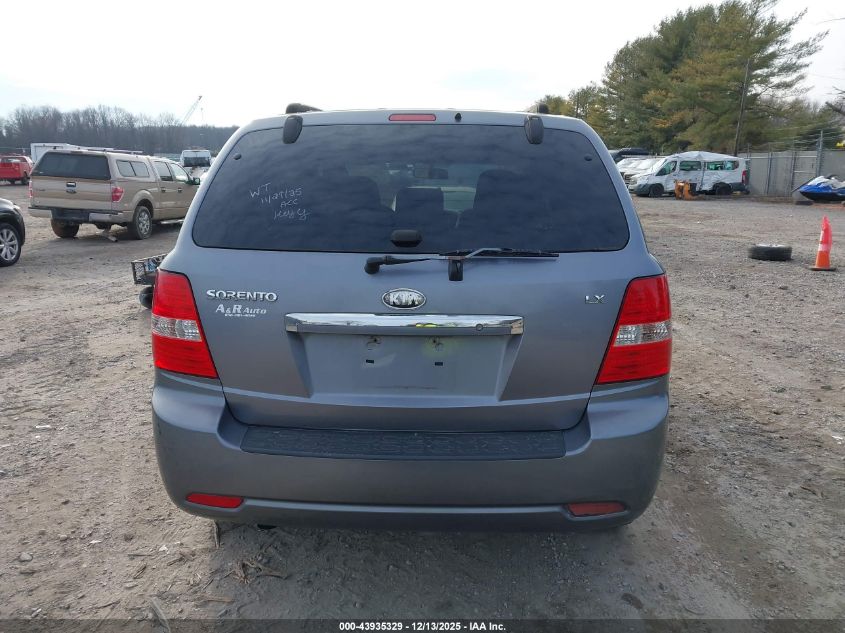 2008 Kia Sorento Lx VIN: KNDJD735385764481 Lot: 43935329