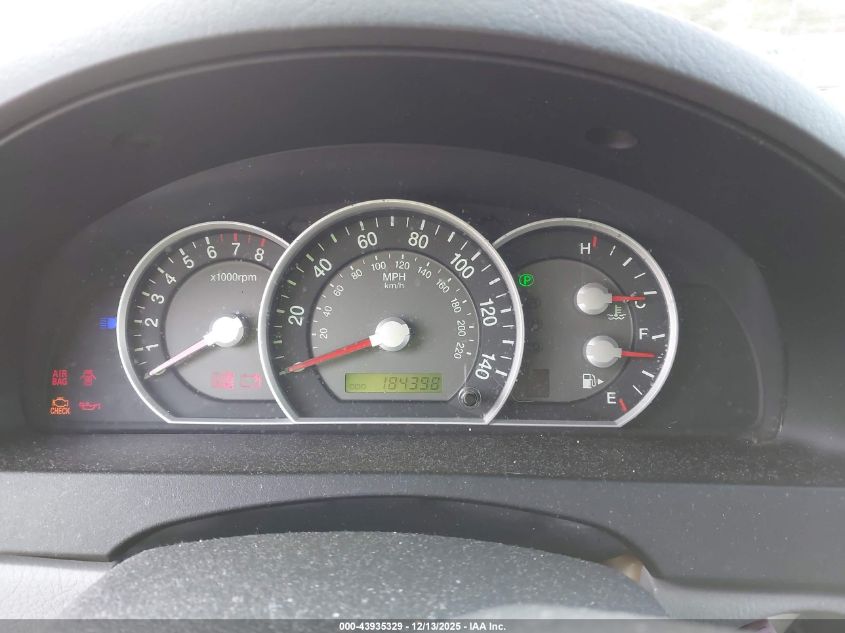 2008 Kia Sorento Lx VIN: KNDJD735385764481 Lot: 43935329