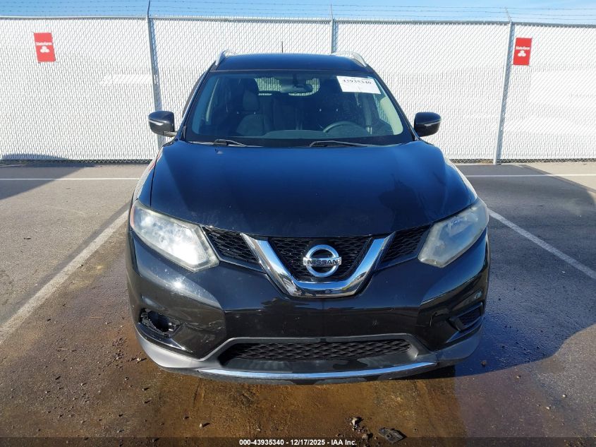 2014 Nissan Rogue Sv VIN: 5N1AT2MV2EC817212 Lot: 43935340