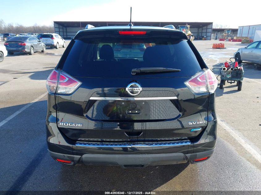 2014 Nissan Rogue Sv VIN: 5N1AT2MV2EC817212 Lot: 43935340