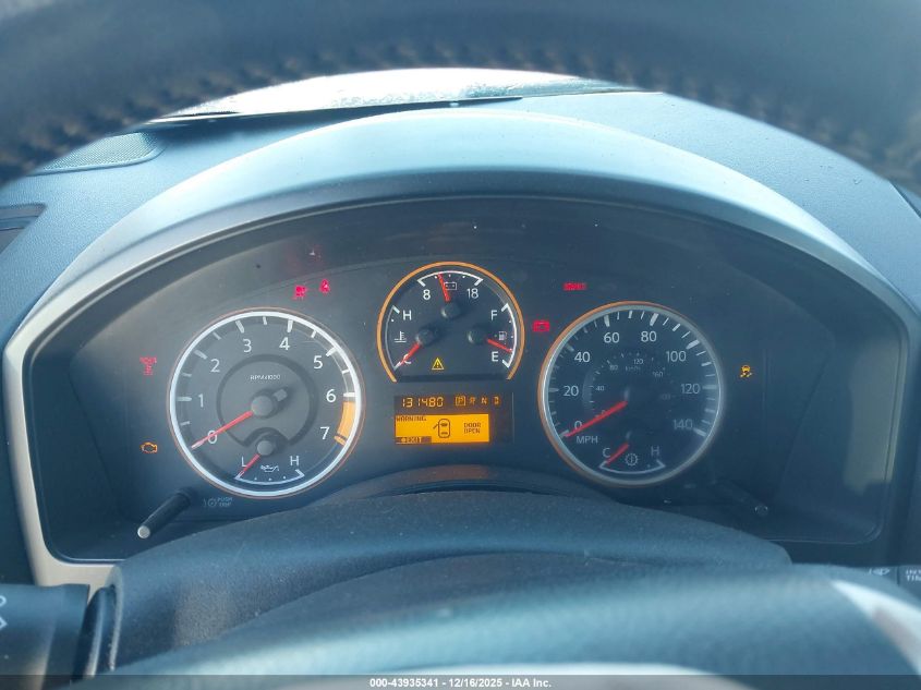 2015 Nissan Titan Sv VIN: 1N6AA0ED1FN512100 Lot: 43935341