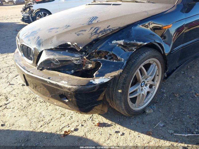 2003 BMW 325I VIN: WBAEV33453KR24527 Lot: 43935346