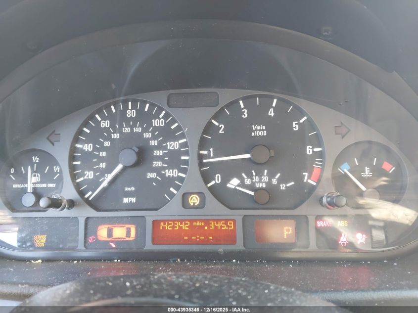 2003 BMW 325I VIN: WBAEV33453KR24527 Lot: 43935346