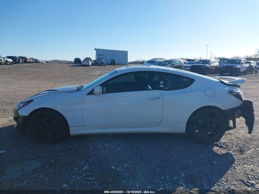 2011 Hyundai Genesis 3.8 Track VIN: KMHHU6KH0BU047310 Lot: 43935351