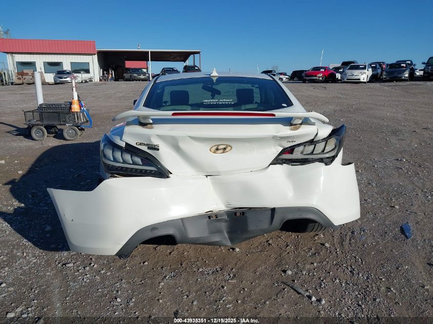 2011 Hyundai Genesis 3.8 Track VIN: KMHHU6KH0BU047310 Lot: 43935351