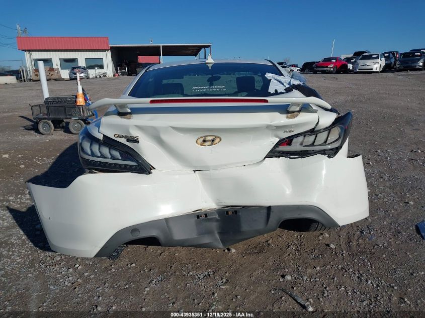 2011 Hyundai Genesis 3.8 Track VIN: KMHHU6KH0BU047310 Lot: 43935351