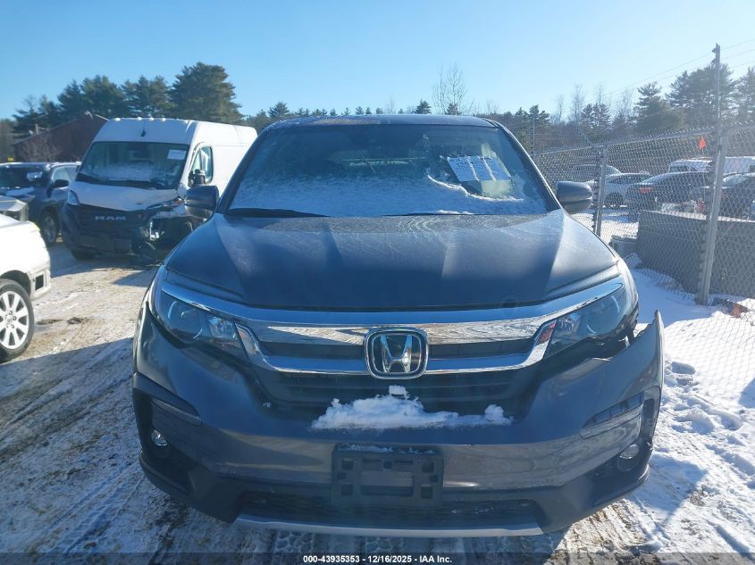 2020 Honda Pilot Awd Ex-L VIN: 5FNYF6H56LB028279 Lot: 43935353