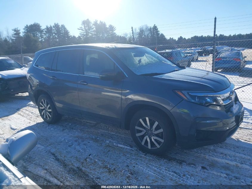 2020 Honda Pilot Awd Ex-L VIN: 5FNYF6H56LB028279 Lot: 43935353