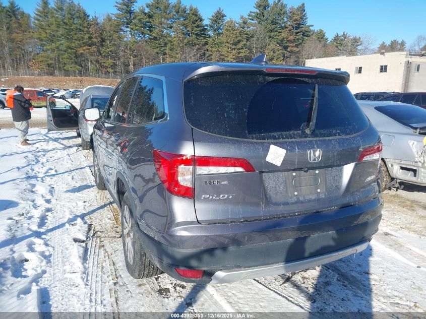 2020 Honda Pilot Awd Ex-L VIN: 5FNYF6H56LB028279 Lot: 43935353