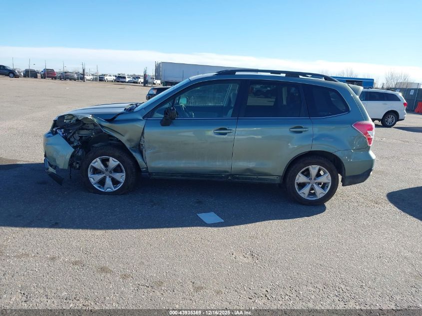2016 Subaru Forester 2.5I Limited VIN: JF2SJAKC4GH402894 Lot: 43935369