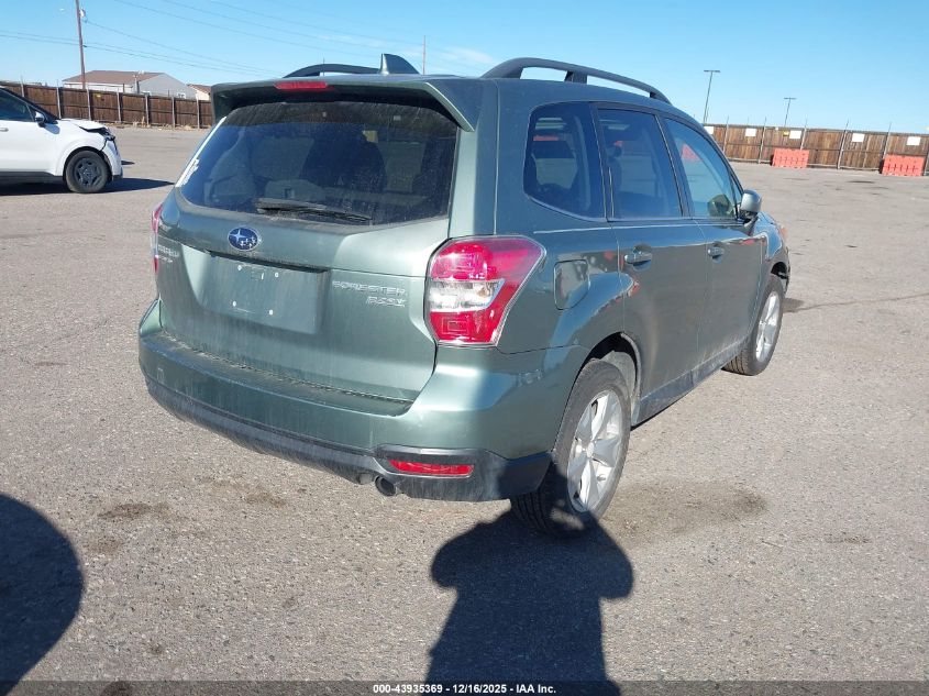 2016 Subaru Forester 2.5I Limited VIN: JF2SJAKC4GH402894 Lot: 43935369