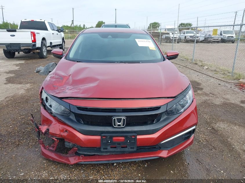 2021 Honda Civic Lx VIN: 2HGFC2F66MH515676 Lot: 43935370