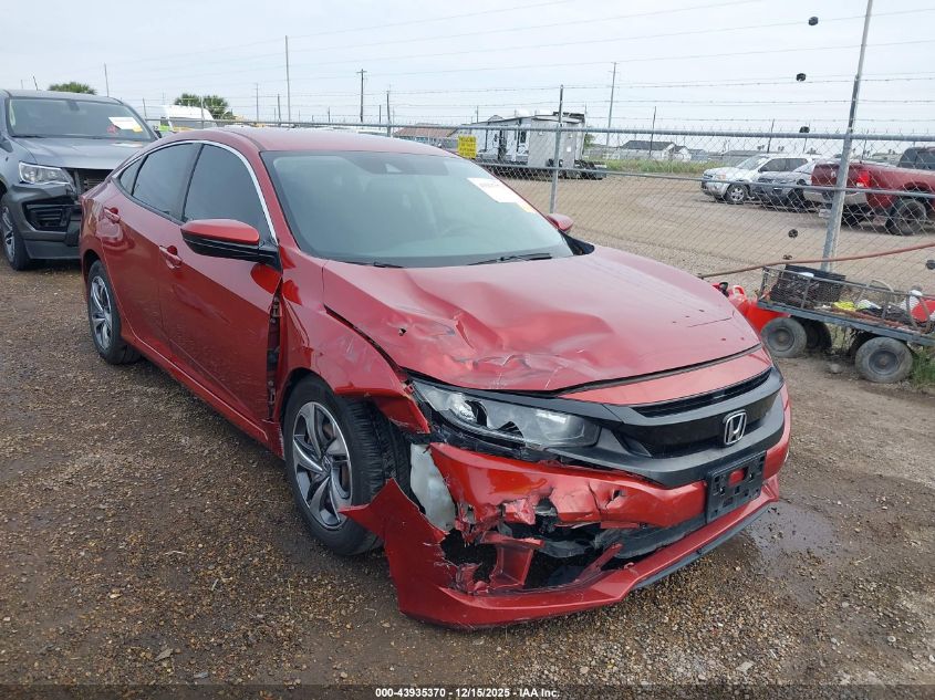 2021 Honda Civic Lx VIN: 2HGFC2F66MH515676 Lot: 43935370