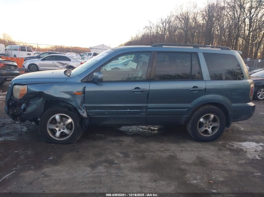 2008 Honda Pilot Ex-L VIN: 5FNYF18708B005219 Lot: 43935381
