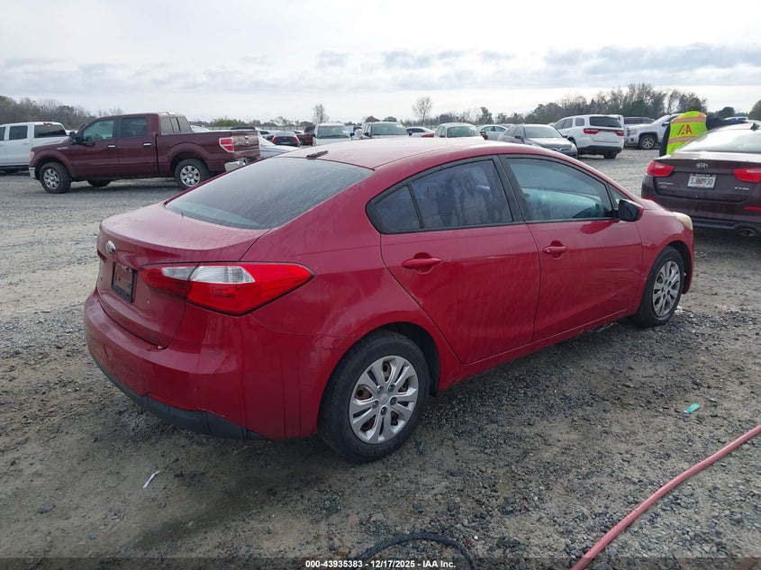 KNAFK4A65E5068462 2014 KIA FORTE photo no. 4