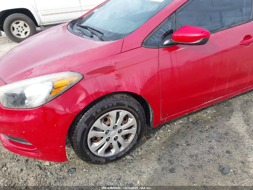 2014 Kia Forte Lx VIN: KNAFK4A65E5068462 Lot: 43935383