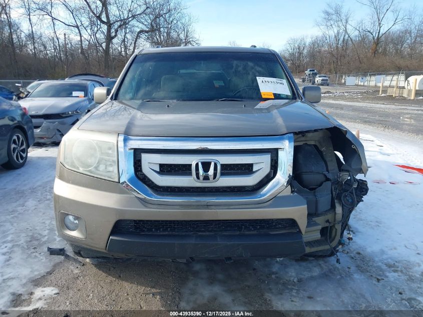 2011 Honda Pilot Ex-L VIN: 5FNYF4H50BB072801 Lot: 43935390