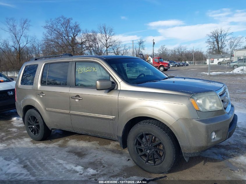 2011 Honda Pilot Ex-L VIN: 5FNYF4H50BB072801 Lot: 43935390