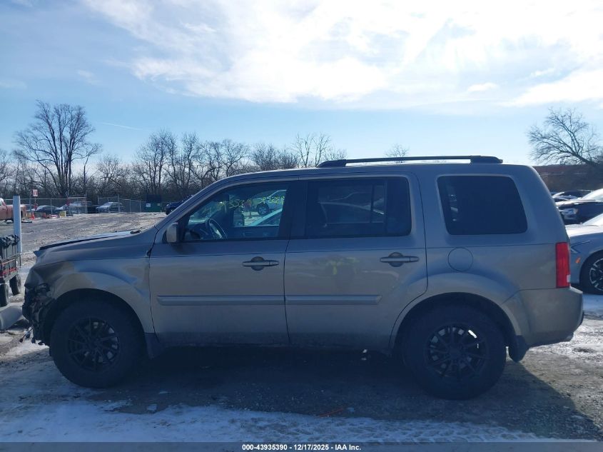 2011 Honda Pilot Ex-L VIN: 5FNYF4H50BB072801 Lot: 43935390