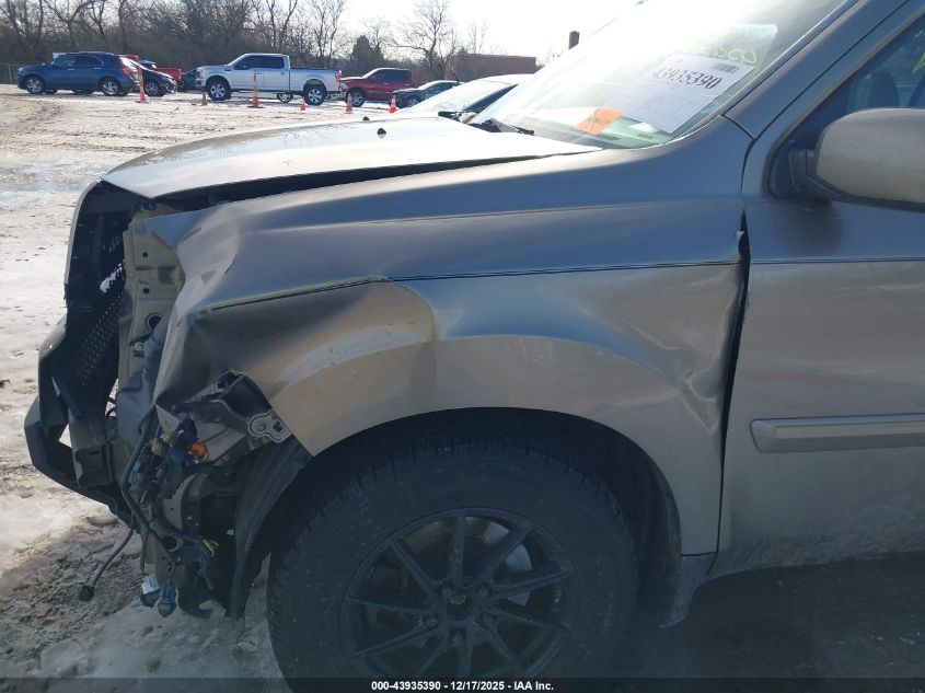 2011 Honda Pilot Ex-L VIN: 5FNYF4H50BB072801 Lot: 43935390