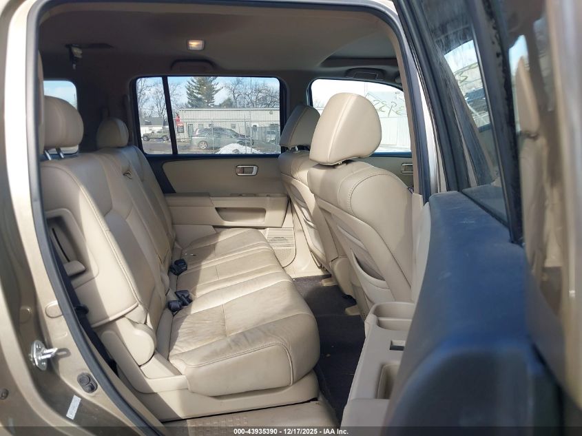 2011 Honda Pilot Ex-L VIN: 5FNYF4H50BB072801 Lot: 43935390