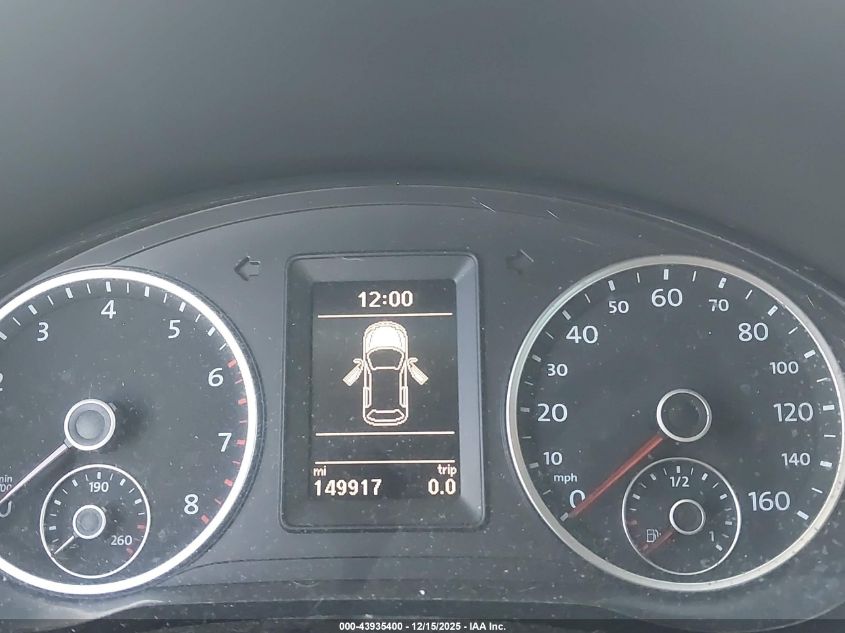 2013 Volkswagen Tiguan S VIN: WVGAV3AX0DW618212 Lot: 43935400