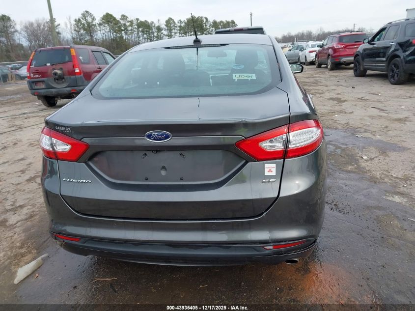 2016 Ford Fusion Se VIN: 3FA6P0H79GR293825 Lot: 43935405