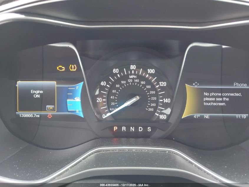 2016 Ford Fusion Se VIN: 3FA6P0H79GR293825 Lot: 43935405