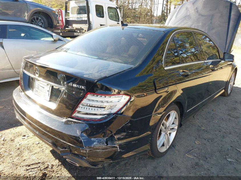 2014 Mercedes-Benz C 300 Luxury 4Matic/Sport 4Matic VIN: WDDGF8ABXEA953513 Lot: 43935411