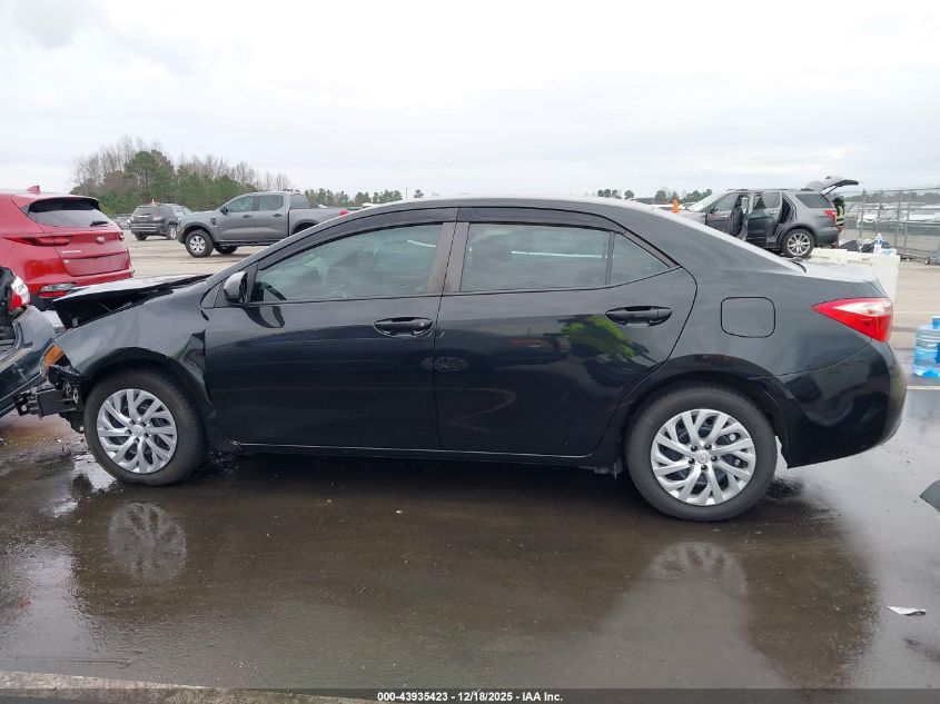2019 Toyota Corolla Le VIN: 2T1BURHE7KC208001 Lot: 43935423