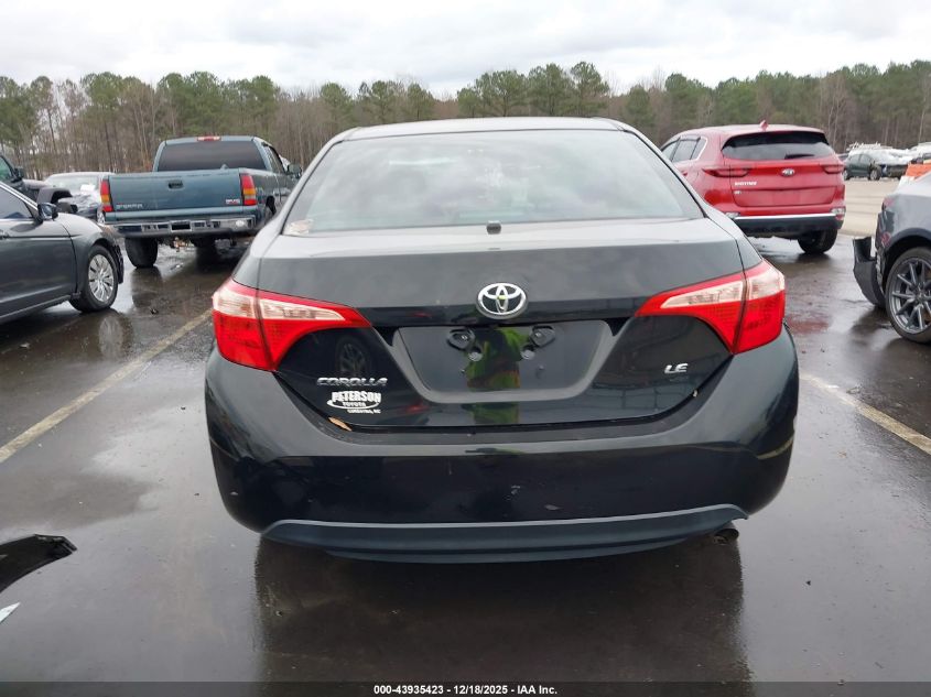 2019 Toyota Corolla Le VIN: 2T1BURHE7KC208001 Lot: 43935423