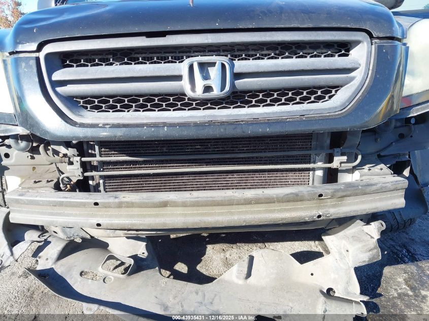 2003 Honda Pilot Ex-L VIN: 2HKYF18523H622260 Lot: 43935431