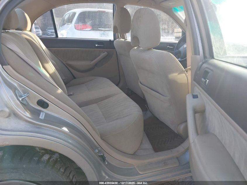 2005 Honda Civic Lx VIN: 2HGES16585H625758 Lot: 43935438